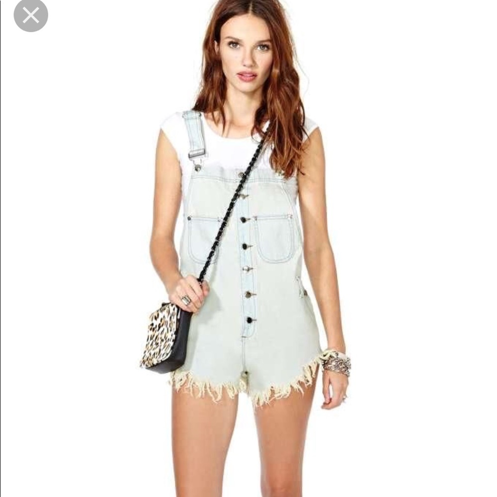 UNIF fern overalls size M